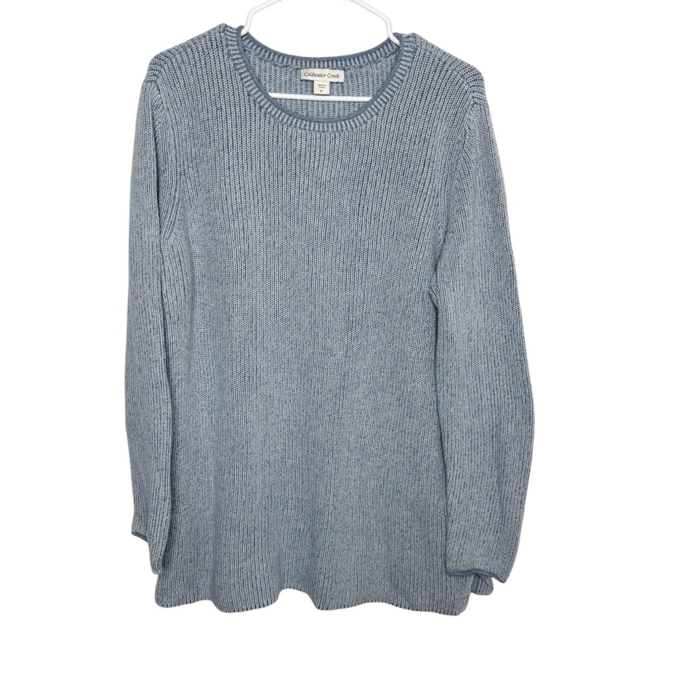 Coldwater Creek pullover sweater size XL New without tags dusty blue - Picture 6 of 6